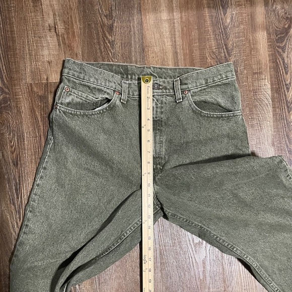 Vintage 90s Levi 550 Jeans - Made in USA - Rare GreenDenim — W34 L32 — Relaxed - Picture 5 of 8